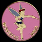 WONDEROUS WANDA NOSE ART PIN DX